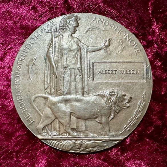 WW1 Death Plaque